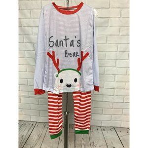 ⚡️FLASH SALE⚡️Santa Bear kids Pajamas size 12Y